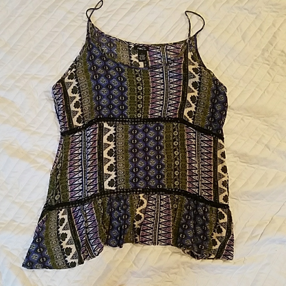 Boho style tank top.